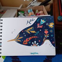 Mi Proyecto del curso: Pintura con gouache: crea ilustraciones poéticas. Traditional illustration, Fine Arts, Painting, and Gouache Painting project by ESPERANZA MIQUEL PICÓ - 12.24.2021