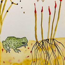 My project in Illustration Techniques to Unlock your Creativity course. Design, Traditional illustration, Fine Arts, Painting, Creativit, Creating with Kids, and Sketchbook project by Caroline Chung-Wipff - 12.24.2021