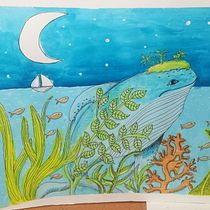 Mi Proyecto del curso: Dibujo creativo con tinta y gouache. Un projet de Illustration traditionnelle, Créativité, Dessin, Dessin artistique, Peinture acr, lique, Illustration à l'encre , et Peinture gouache de Emma Ribera - 24.12.2021