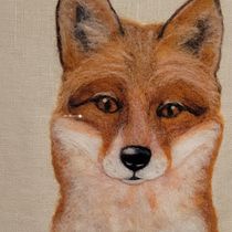 My project in Needle Felting: Paint Portraits with Wool course. Arts, Crafts, Fiber Arts, Naturalistic Illustration, Textile Design, and Needle Felting project by tchgeorgii - 12.25.2021
