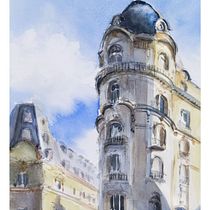 Mój projekt z kursu: Rysunek architektoniczny akwarelą i tuszem. Sketching, Drawing, Watercolor Painting, Architectural Illustration, Sketchbook & Ink Illustration project by Leszek Błażewicz - 12.25.2021
