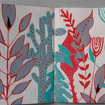 My project in Botanical Patterns in a Sketchbook: Conquer the Blank Page course. Ilustração tradicional, Pattern Design, Ilustração botânica, Sketchbook, e Desenho projeto de Marju Vahter - 24.12.2021