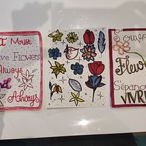 Mon projet du cours : Initiation au doodling créatif et au lettering manuel. Traditional illustration, Lettering, Drawing, H, and Lettering project by FIONA KIHM - 12.25.2021