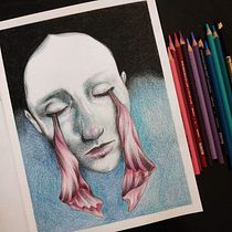 Il mio progetto del corso: Ritratto creativo in chiaroscuro con matita. Un projet de Illustration traditionnelle, Dessin au cra, on, Dessin de portrait, Dessin artistique, Dessin aux cra, ons de couleur, Beaux Arts, Créativité, Dessin, Dessin réaliste, Théorie des couleurs, Illustration naturaliste , et Art floral et végétal de Stefania Ciucani - 25.12.2021