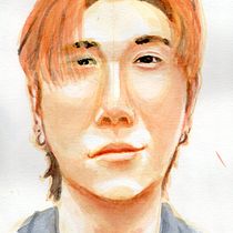 My project in Watercolor Portraits: Capture a Model's Personality course. Fine Arts, Painting, Watercolor Painting, and Portrait Drawing project by Rommel John Panal - 12.26.2021
