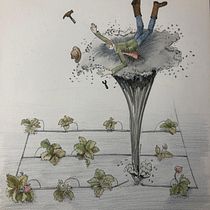Mon projet du cours : Récits illustrés : de l’idée au papier. Traditional illustration, Fine Arts, Painting, Pencil Drawing, Drawing, Watercolor Painting, Children's Illustration, and Narrative project by fabiennebegonia - 12.26.2021