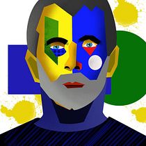 Il mio progetto del corso: Creazione di ritratti geometrici con Procreate. Traditional illustration, and Digital Illustration project by Antonio Zito - 12.26.2021