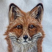 My project in Needle Felting: Paint Portraits with Wool course. Arts, Crafts, Fiber Arts, Naturalistic Illustration, Needle Felting, Textile Design, and Fine Arts project by Allison Jackson - 12.26.2021
