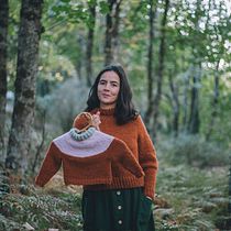 Mi Proyecto del curso: Diseño y tejido de prendas de punto sin costuras con agujas circulares. Accessor, Design, Fashion Design, Fiber Arts, DIY, and Knitting project by Carmen García de Mora - 12.27.2021