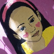 Mi Proyecto del curso: Creación de retratos bordados en acuarela. Un proyecto de Pintura, Pintura a la acuarela, Bordado y Diseño textil de noeliamansilla80 - 27.12.2021