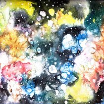 Mein Kursprojekt: Moderne Aquarelltechniken. Traditional illustration, Fine Arts, Painting, and Watercolor Painting project by Buchherz - 12.27.2021