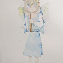 Mi Proyecto del curso: Ilustración manga en acuarela. Traditional illustration, Drawing, Watercolor Painting, and Manga project by chidoriii5000 - 12.27.2021