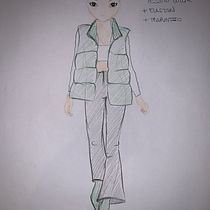 Il mio progetto del corso: Introduzione al fashion design. Een project van  Modeontwerp van Giulia - 27.12.2021