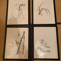 My project in Introduction to Sumi-e Painting course. Traditional illustration, Drawing & Ink Illustration project by teresalpy - 12.27.2021
