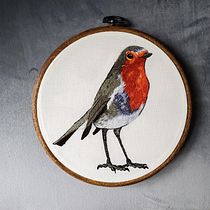 My first ever thread painting. Ilustração tradicional, Bordado, e Design têxtil projeto de Alisha Worth - 27.12.2021