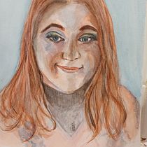 My project in Artistic Portrait with Watercolors course. Fine Arts, Painting, Watercolor Painting, and Portrait Drawing project by jonesn786 - 12.26.2021