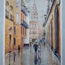 Mi Proyecto del curso: Paisajes urbanos en acuarela. Un projet de Beaux Arts, Aquarelle et Illustration architecturale de diazroldanjosemanuel - 28.12.2021