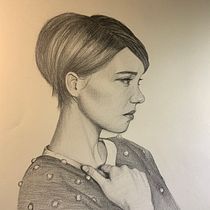 Mi Proyecto del curso: Retrato realista con lápiz de grafito. Traditional illustration, Fine Arts, Sketching, Pencil Drawing, Drawing, Portrait Drawing, Realistic Drawing, Artistic Drawing, and Figure Drawing project by Patricio Mingram - 12.28.2021
