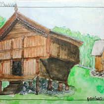 My project in Architectural Sketching with Watercolor and Ink course. Sketching, Drawing, Architectural Illustration, Sketchbook, Ink Illustration, and Watercolor Painting project by Timmermans Jolanda - 12.27.2021