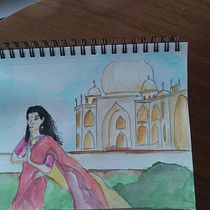 Mes projets du cours : Sketching artistique à l’aquarelle par Marilou  Trudel. Traditional illustration, Sketching, Creativit, Drawing, Watercolor Painting, and Sketchbook project by Marilou Trudel - 12.28.2021