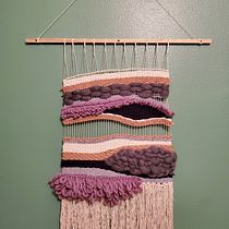 Mi Proyecto del curso: Introducción al tramado textil. Projekt z dziedziny Craft,  Dekoracja wnętrz,  Tkactwo, Tkanie, Wzornictwo tekst i liów użytkownika Daniela Garcia - 28.12.2021