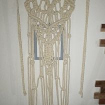 Il mio progetto del corso: Macramè: nodi semplici e complessi. Accessor, Design, Interior Design, Decoration, Fiber Arts, Macramé, and Textile Design project by RAYDHIRE E URENA - 12.27.2021