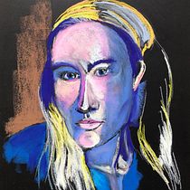 Mon projet du cours : Création de portraits expressifs avec des pastels secs. Traditional illustration, Fine Arts, Drawing, Portrait Drawing, and Artistic Drawing project by d_martin92 - 12.28.2021