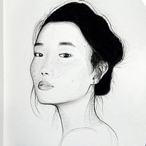 Meu projeto do curso: Caderno de retratos: explore o rosto humano. Un proyecto de Bocetado, Dibujo, Dibujo de Retrato, Dibujo artístico y Sketchbook de Cibele Viana - 29.12.2021