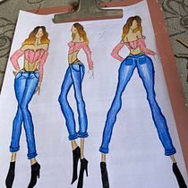 Meu projeto do curso: Ilustração de croqui de moda. Un projet de Illustration traditionnelle, Esquisse , St, lisme, Dessin numérique et Illustration de mode de Tainá Souza - 29.12.2021