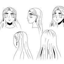 My project in Creation of Manga Characters course. Traditional illustration, Character Design, Comic, and Manga project by Ira Galvadores - 12.29.2021