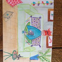 Mon projet du cours : Carnet de croquis pour explorer votre style de dessin. Traditional illustration, Sketching, Creativit, Drawing, Watercolor Painting, Sketchbook, and Gouache Painting project by marine - 12.29.2021