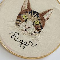 Meu projeto do curso: Needle painting para principiantes. Embroider, Naturalistic Illustration, and Textile Design project by ingrid_costa - 12.29.2021