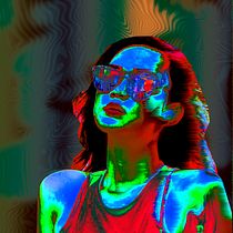 My project in Abstract Portraiture with Photoshop and After Effects course. Een project van Animatie, 2D-animatie y Digitale illustratie van sputknik - 29.12.2021