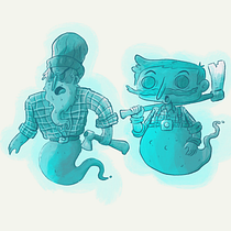 Mi Proyecto del curso: Fábrica de personajes ilustrados. Traditional illustration, Character Design, Digital Illustration, Children's Illustration, and Narrative project by Steven Cerron Chuquivilca - 12.29.2021