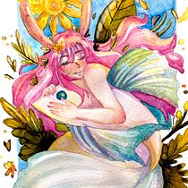 Nature soul. Projekt z dziedziny Trad, c, jna ilustracja,  R, sunek, Malowanie akwarelą, Ilustracja w i dawnicza użytkownika mary_ach24 - 29.12.2021