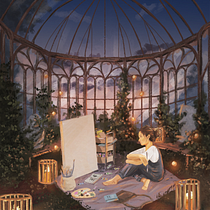 My project in Digital Background Painting for Animation course. Traditional illustration, Animation, Digital Illustration, and Digital Painting project by Mariam Gouda - 07.02.2022
