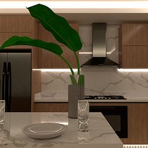 My project in Interior Renders with SketchUp and V-Ray Next course. Projekt z dziedziny  Architektura, Architektura wnętrz, Architektura c, frowa i Wizualizacja architektoniczna użytkownika Kristty Zarzavilla - 27.12.2021