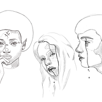 Mon projet du cours : Carnet de portraits : explorez le visage humain . % lucas_stordeur tarafından hazırlanan Eskiz çizimi, Çizim, Portre Çizimi, Sanatsal Çizim, Ve Eskiz defteri projesi - 12.29.2021