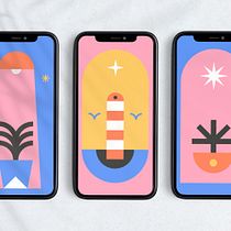 Mi Proyecto del curso: Diseño de identidad visual: geometrías claras y simples. Direção de arte, Design gráfico, Ilustração tradicional, Ilustração vetorial, Design de cartaz e Ilustração botânica projeto de Lemuel Junior - 06.02.2022