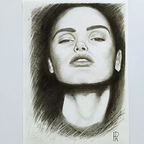 Il mio progetto del corso: Ritratto artistico al carboncino: creare atmosfere. Ilustração tradicional, Artes plásticas, Desenho, Desenho de retrato, Desenho realista, e Desenho artístico projeto de artep_valente - 31.12.2021