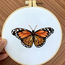 My project in Realistic Embroidery Techniques course. Traditional illustration, Embroider, and Textile Design project by skwishan - 12.31.2021