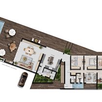 Mi Proyecto del curso: Postproducción de planimetría arquitectónica en Photoshop. Un proyecto de Arquitectura, Arquitectura digital e Ilustración arquitectónica de Julio David Bobadilla Chin - 23.12.2021