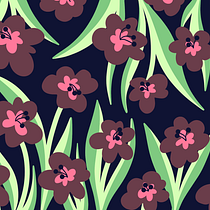 Mijn project van de cursus: Botanische patronen in je schetsboek: overwin de blanco pagina. Ilustração tradicional, Pattern Design, Ilustração botânica, e Sketchbook projeto de mvan4sen - 31.12.2021
