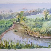 Meu projeto do curso: Paisagens naturais em aquarela. Projekt z dziedziny  Sztuki piękne,  Malarstwo i Malowanie akwarelą użytkownika Gustavo Bissolli - 31.12.2021