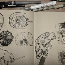 My project in Daily Sketching for Creative Inspiration course. Traditional illustration, Sketching, Creativit, Drawing, and Sketchbook project by hannah_elisabeth - 12.31.2021