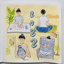My project in Character Creation from Observational Drawings course. Un proyecto de Ilustración tradicional, Diseño de personajes, Dibujo y Sketchbook de Kaye Shu - 01.01.2022