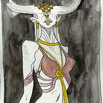 Lilith. Traditional illustration, Drawing, Watercolor Painting, and Manga project by Nery Mejia Bautista - 12.31.2021