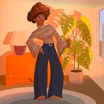Mi Proyecto del curso: Creación de personajes femeninos estilo cartoon con Procreate. Traditional illustration, Digital Illustration, and Digital Drawing project by madrid7cinco - 01.01.2022