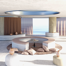 Mi Proyecto del curso: ArchViz de interiores: crea diseños 3D surrealistas con Blender. Arquitetura, Arquitetura de interiores, Arquitetura digital, e Visualização arquitetônica projeto de lu.ratowiecki - 01.01.2022