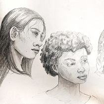 My project in Portrait Sketchbooking: Explore the Human Face course . % finnorlando tarafından hazırlanan Eskiz çizimi, Çizim, Portre Çizimi, Sanatsal Çizim, Ve Eskiz defteri projesi - 01.01.2022